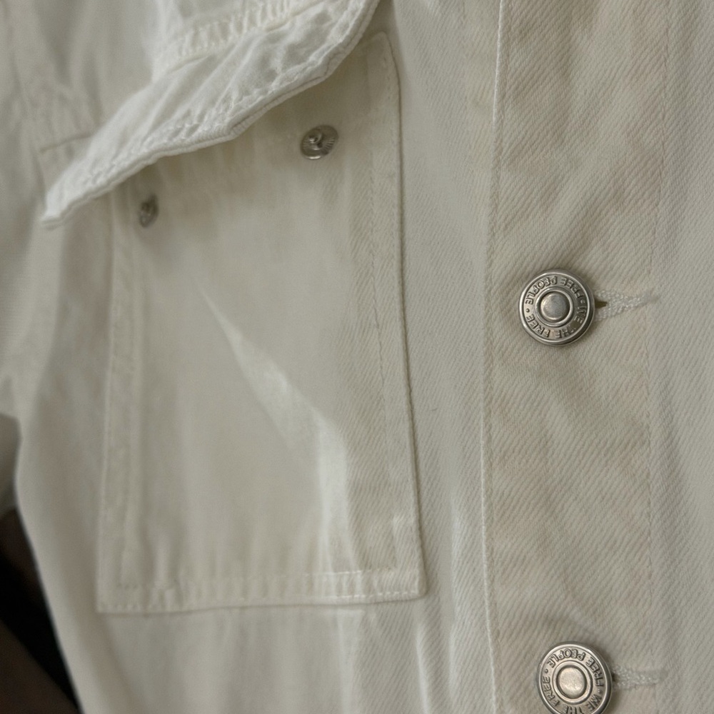 We The Free White Denim Jumpsuit - Picture 7 of 12